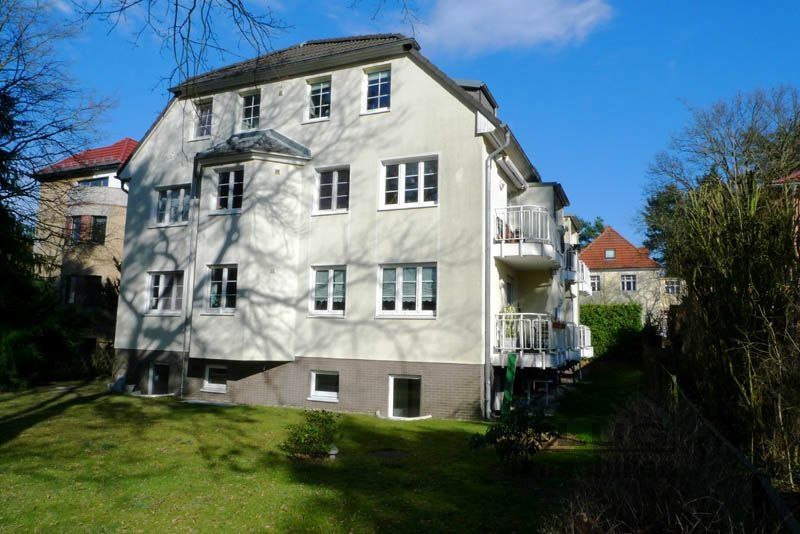 Rückansicht mit Garten