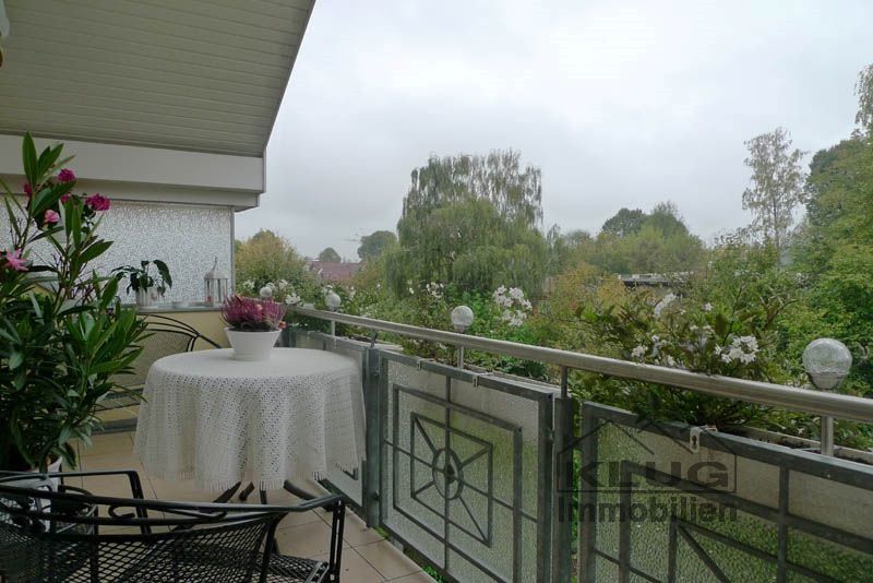 Ausblick vom Balkon nach links