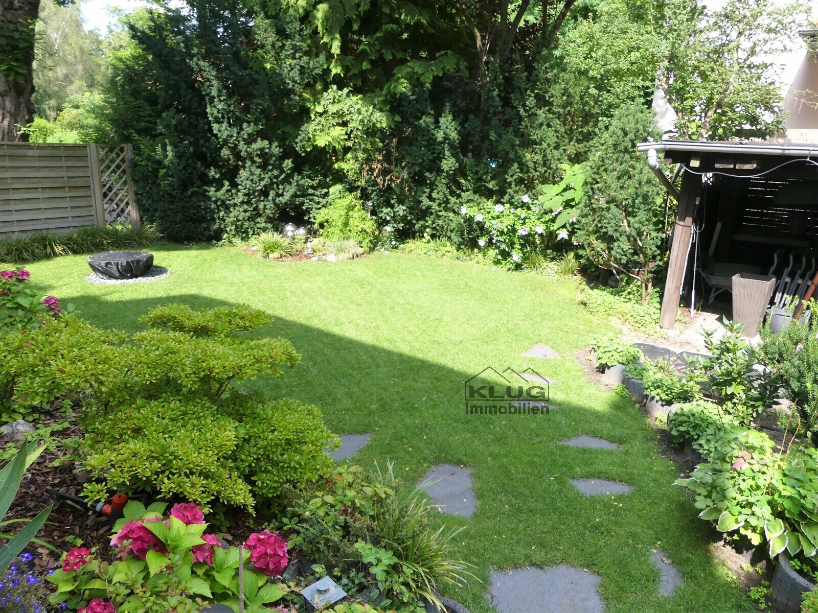 Gartenblick von der Terrasse