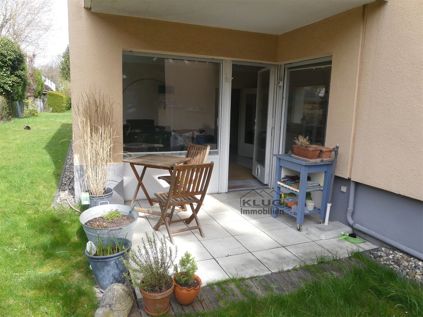 Überdachte Terrasse