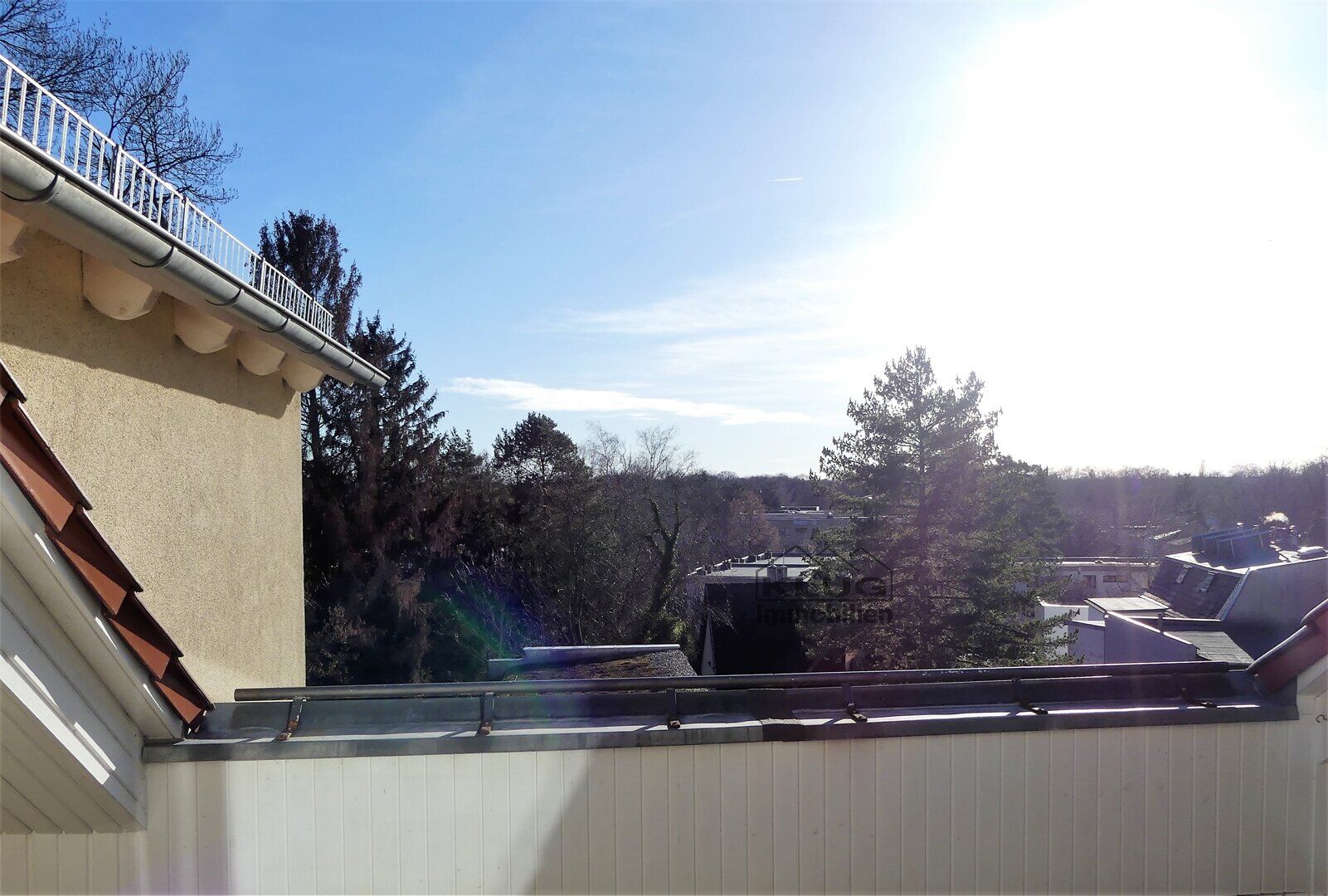 Ausblick von der DG Terrasse