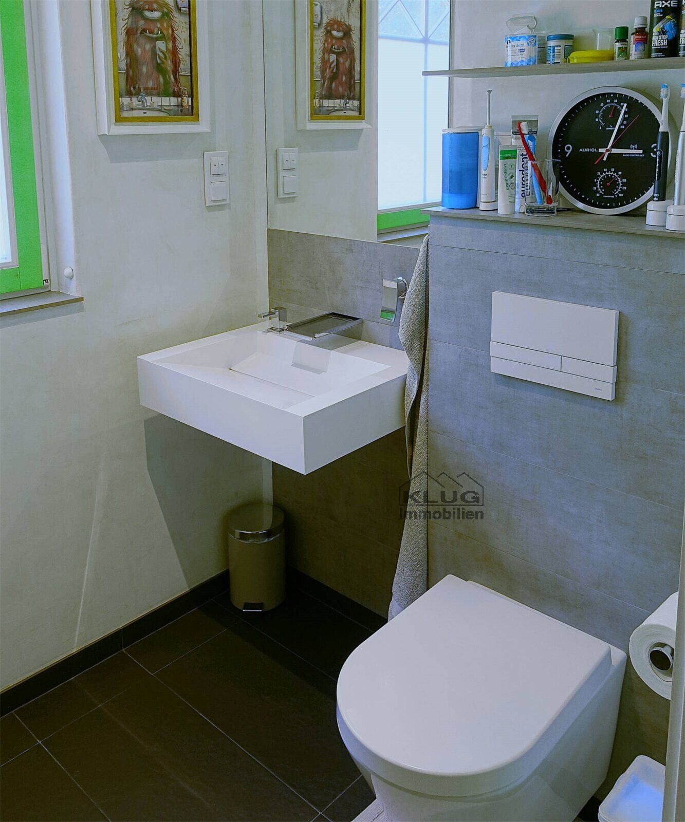 Modernes Duschbad WC im EG