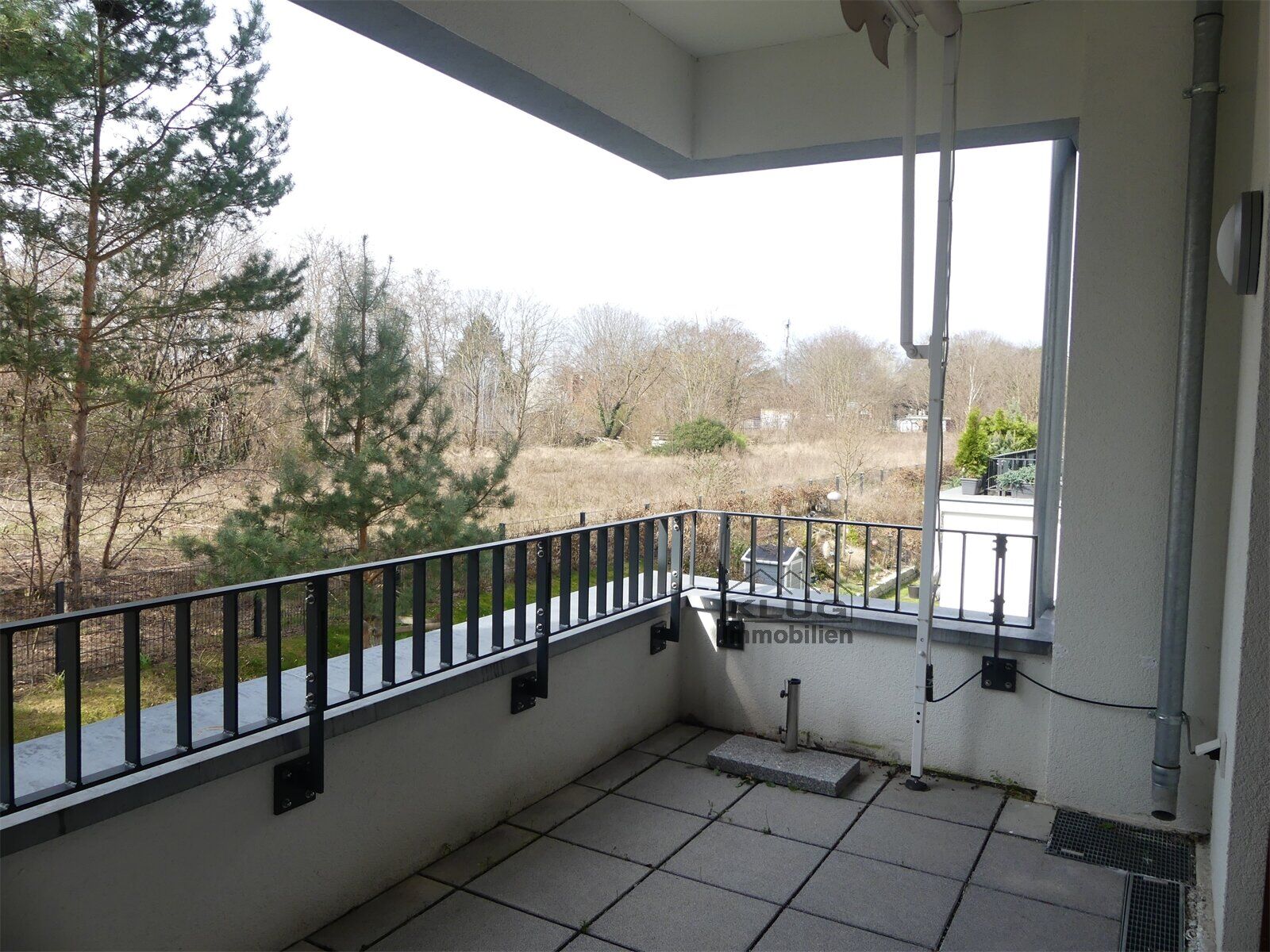 Blick vom Balkon