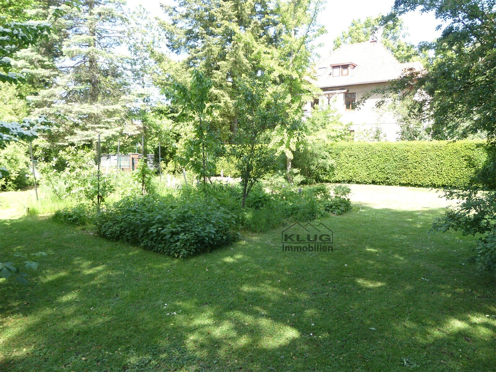 Großer seitlicher Garten