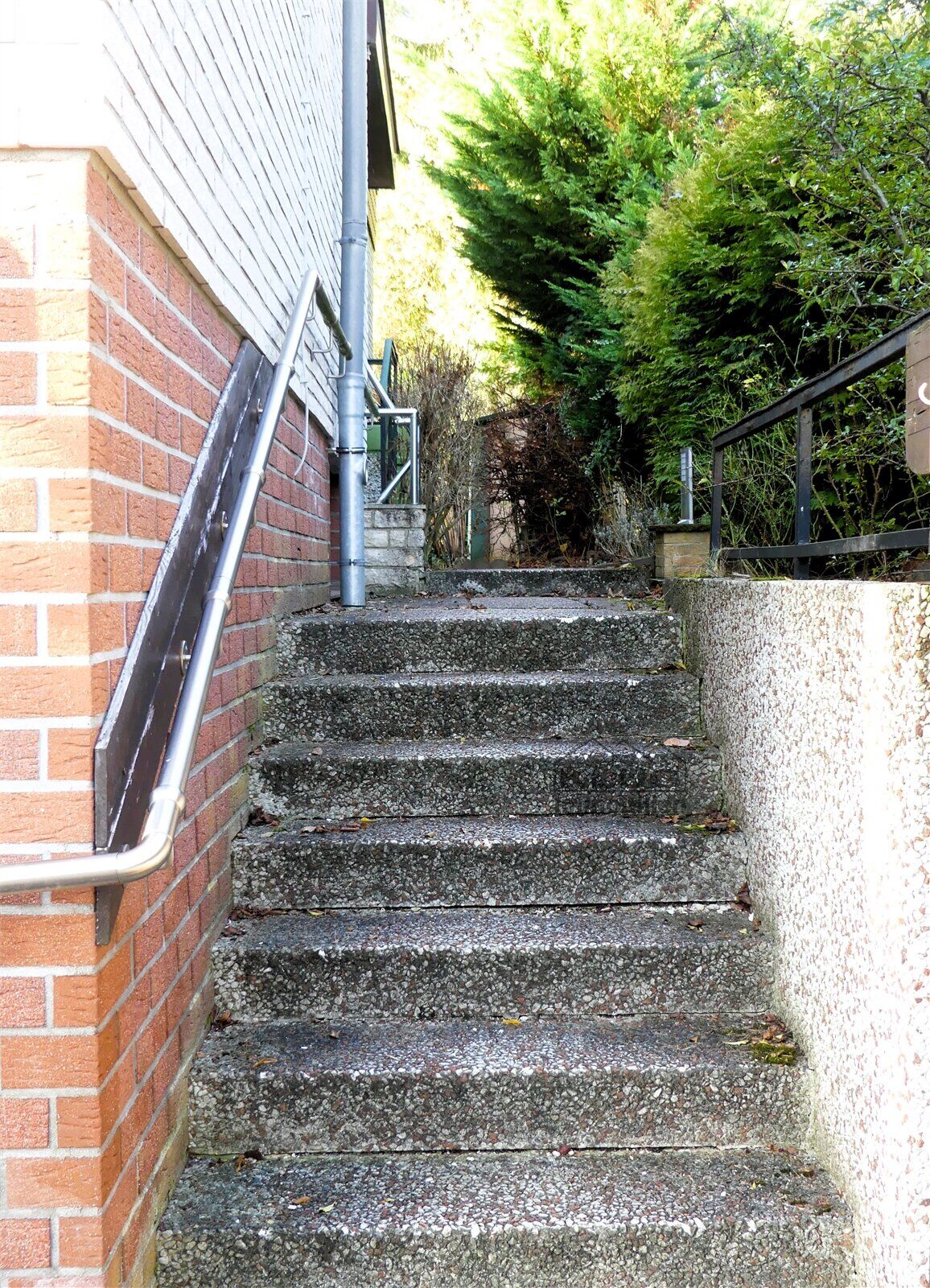 Treppe zum Hauseingang