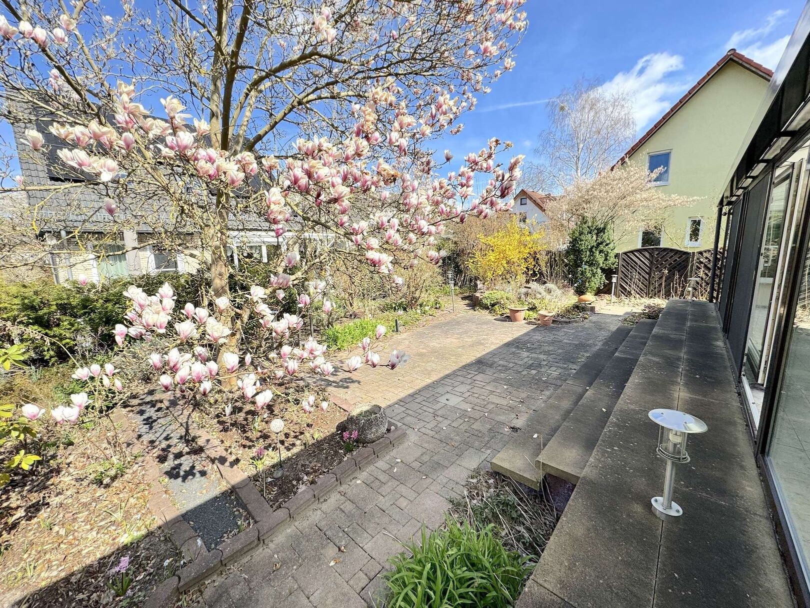 Terrasse und Garten