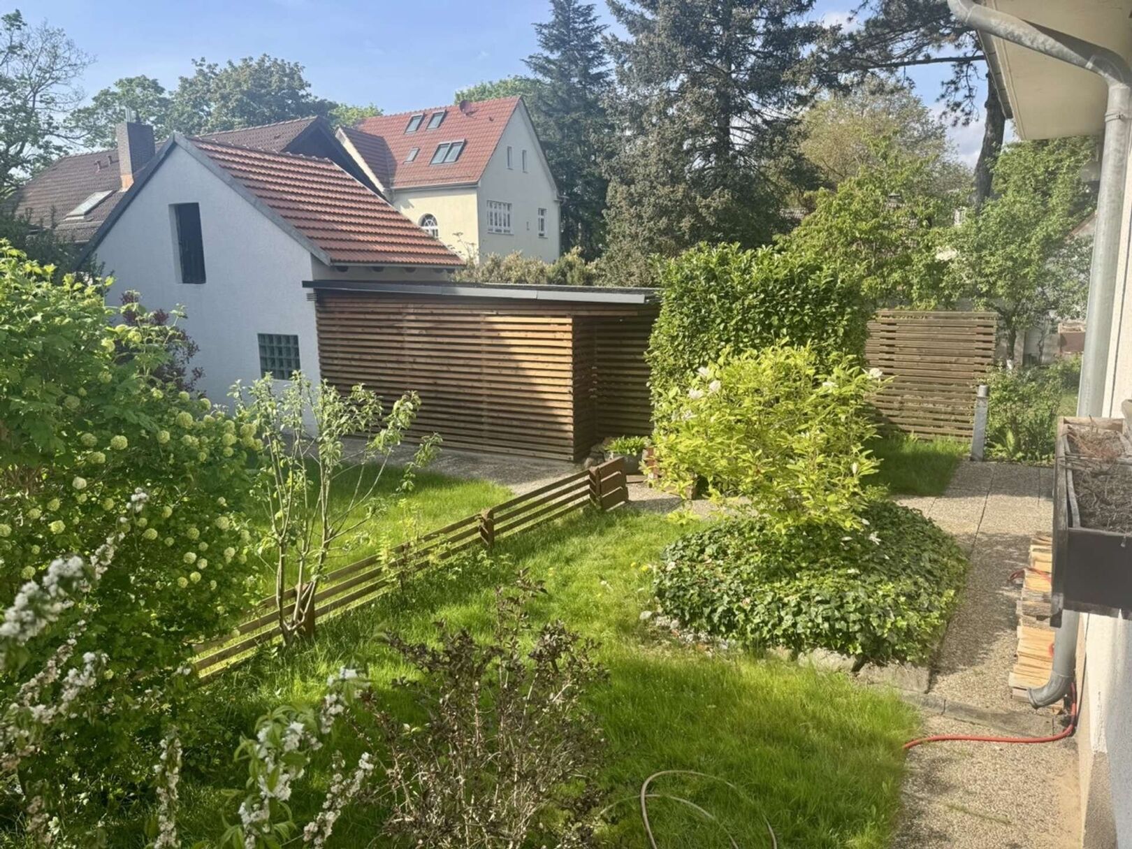 Gartenblick und 