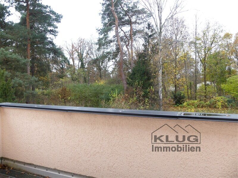 Blick vom Balkon