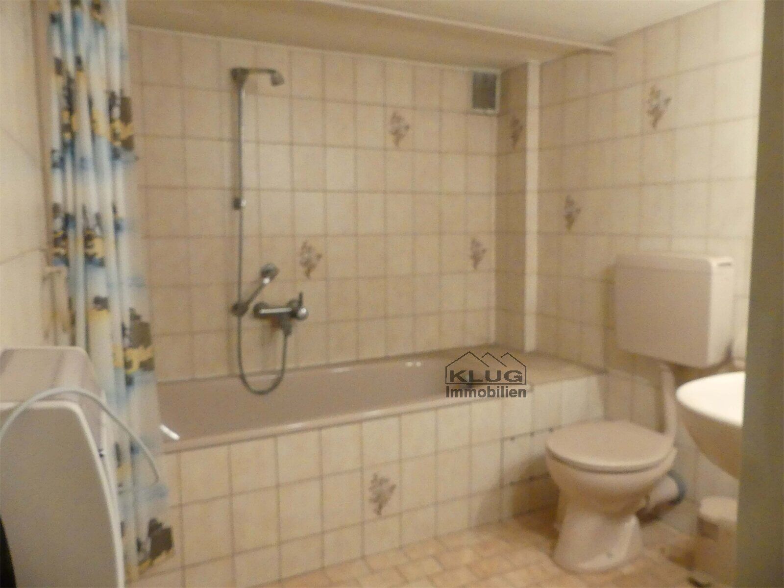 Wannenbad WC im Kellerbereich