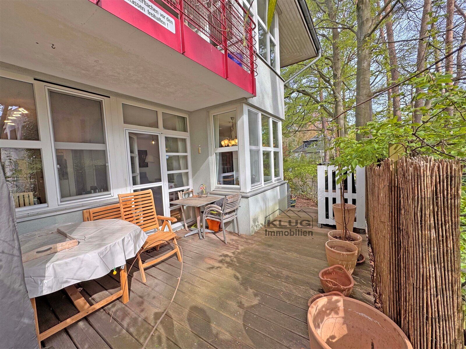 Bild große Terrasse