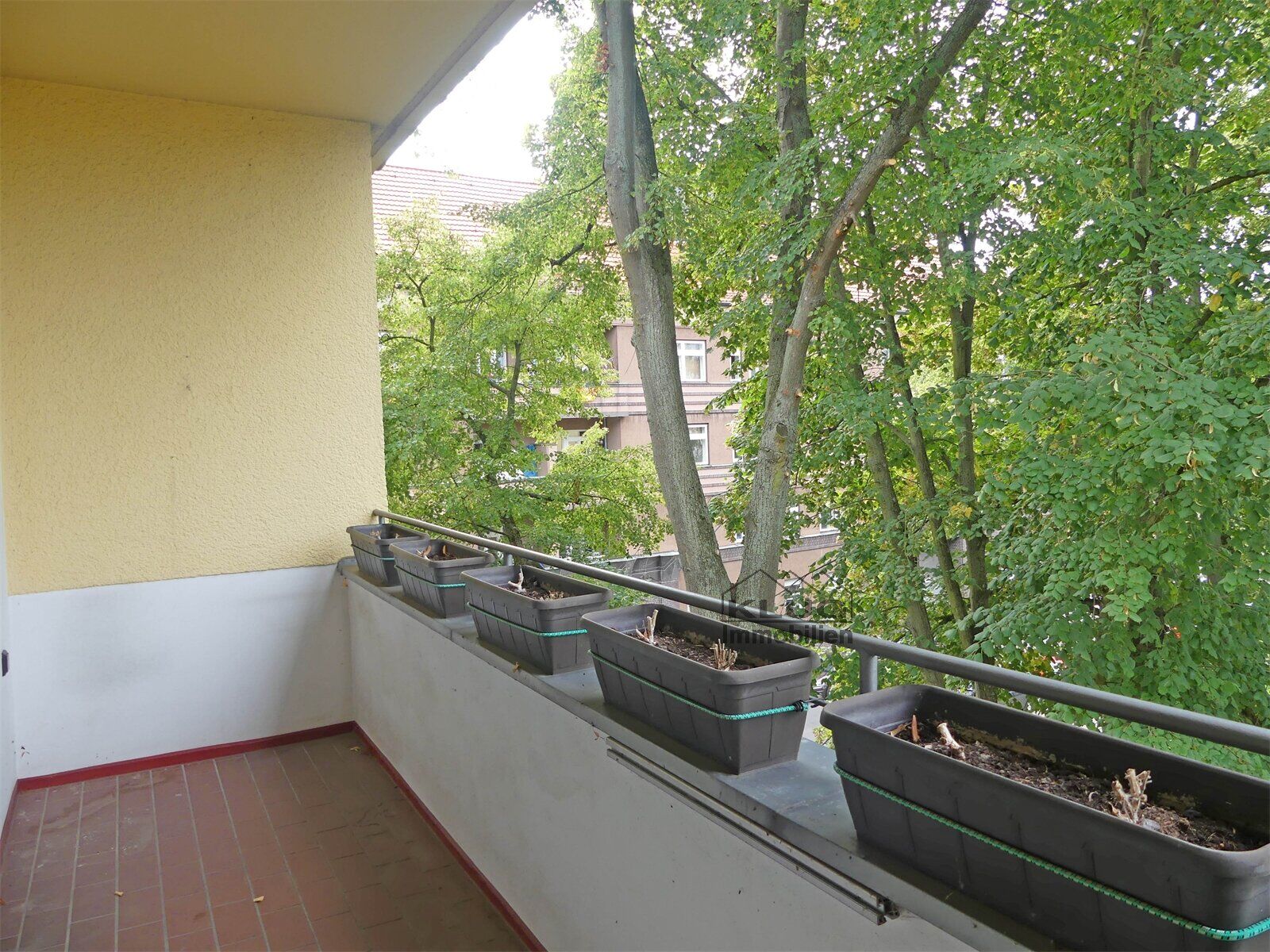 Balkonausblick links