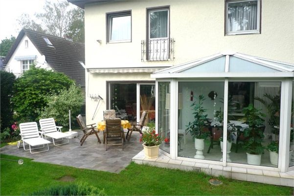 Wintergarten und Terrasse
