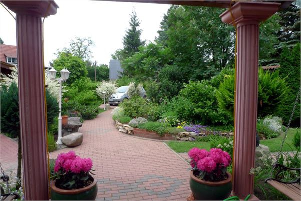 Ausblick vom Hauseingang