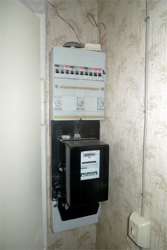 Stromzähler u. Sicherungen