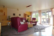 07 - Ansicht Wohnzimmer mit Balkon