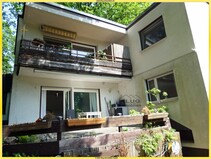Frohnau! Modernisierte 2 Zimmer Terrassenwohnung (aktuell möbliert) in idyllischer Grünlage