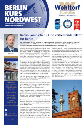 Kundenzeitung Herbst 2020